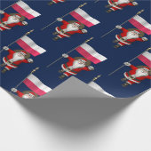 Sweet Sint-Nicolaas met banner uit Polen Cadeaupapier (Hoek)