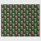 Sweet Sint-Nicolaas met vlag van Polen Cadeaupapier (Vlak)