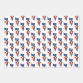 Sweet Sinterklaas Bezoeken Wyoming Inpakpapier Vel (Voorkant 2)