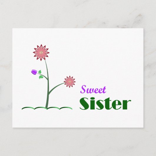 Sweet Sister Briefkaart (Voorkant)