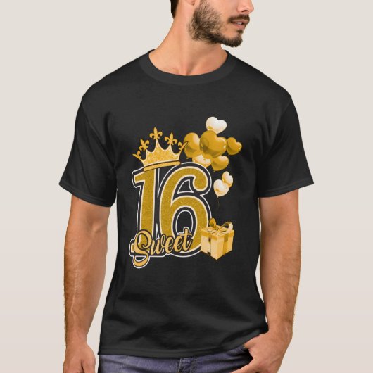 Sweet Sixn Golden 16 Year T-shirt (Voorkant)