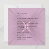 Sweet Sixteen 16 Butterfly Pink Verjaardagsfeestje Kaart (Achterkant)