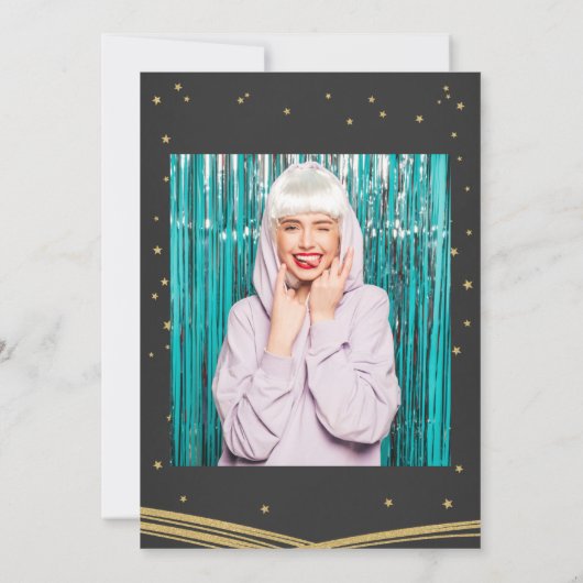 Sweet Sixteen 16-jarige uitnodiging (Achterkant)