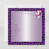 Sweet Sixteen 16 Paarse Mauve Butterfly Birthday 2 Kaart (Achterkant)