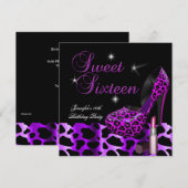 Sweet Sixteen 16-partijenlade Kaart (Voorkant / Achterkant)