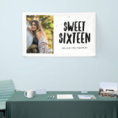Sweet Sixteen 16e verjaardag Foto  Spandoek (Beurs)