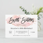 Sweet Sixteen 16e verjaardag Kaart (Staand voorkant)