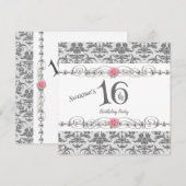 Sweet Sixteen 16e verjaardag Kaart (Voorkant / Achterkant)