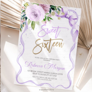 Sweet Sixteen 16e verjaardag Save The Date