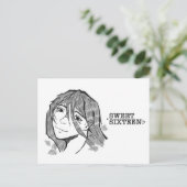 Sweet sixteen anime manga kaart (Staand voorkant)