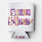 Sweet Sixteen Art Print Blikjeskoeler (Voorkant)
