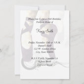 Sweet Sixteen Ballerina Party uitnodiging (Achterkant)