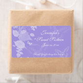 Sweet Sixteen, Bat Mitzvah, Paarse Wit, Aangepast Etiket (Insitu)