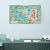 Sweet Sixteen Beach Party Seashells Zand Zeesterre Spandoek (Beurs)