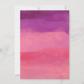 Sweet Sixteen, Beach Sunset Verjaardag Uitnodiging (Achterkant)