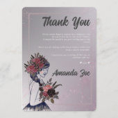 Sweet Sixteen bedankje Kaart (Voorkant)