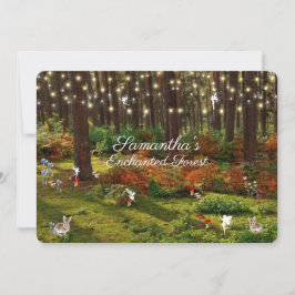 Sweet Sixteen betoverde bosfairies Bunnies Kaart