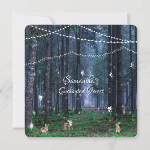 Sweet Sixteen betoverde bosfairies Bunnies Kaart
