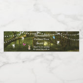 Sweet Sixteen Betoverde Bosfeeën Waterfles Etiket (Enkel label)