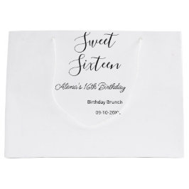 Sweet sixteen birthday brunch 16th birthday name d groot cadeauzakje