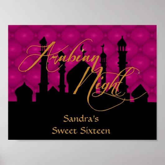 Sweet Sixteen Birthday Party Poster (Voorkant)