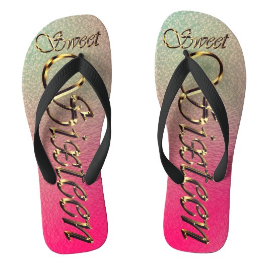 Sweet Sixteen Birthday | Roze Teenslippers (Voetbed)
