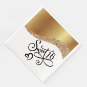 Sweet Sixteen Birthday Servet (Hoek)