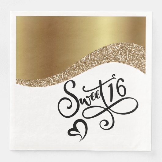 Sweet Sixteen Birthday Servet (Voorkant)