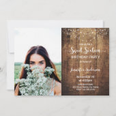 Sweet Sixteen Birthday Uitnodiging (Voorkant)
