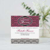 Sweet Sixteen Birthday Uitnodiging (Staand voorkant)