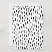 Sweet Sixteen Black and White Birthday Party Kaart (Achterkant)