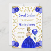 Sweet Sixteen Blonde Princess beroemd gemaakt door Kaart (Voorkant)