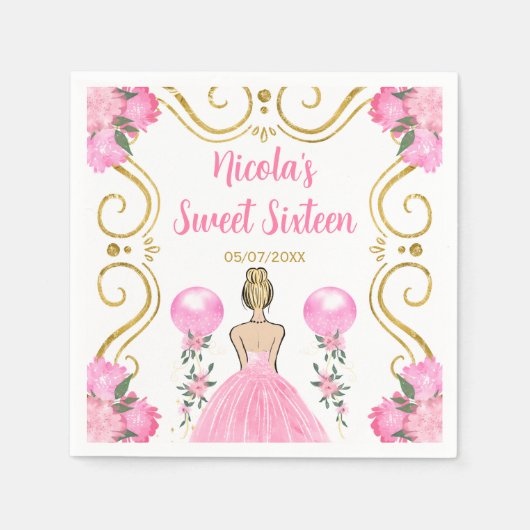 Sweet Sixteen Blonde Princess beroemd gemaakt door Servet (Voorkant)