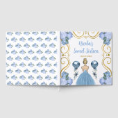 Sweet Sixteen Blonde Princess in Dusty Blue Gastenboek (Volledig)