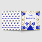 Sweet Sixteen Blonde Princess in het blauw Gastenboek (Volledig)