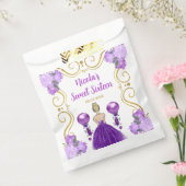 Sweet Sixteen Blonde Princess in Purple Bedankzakje (Gezegeld)