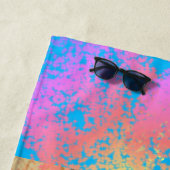 Sweet Sixteen  Boho Turquoise Gold Rustic Strandlaken (In situ)