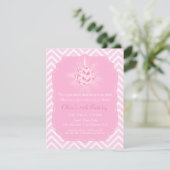 Sweet Sixteen Chevron Disco Dance Birthday Party Kaart (Staand voorkant)