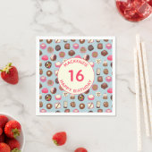 Sweet Sixteen Chocolade Snoep Birthday Servet (Insitu)