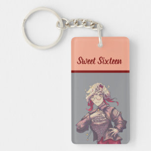Sweet sixteen, Citrine anime Sleutelhanger