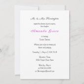 Sweet Sixteen Diamonds Crown High Heels Paars Kaart (Achterkant)