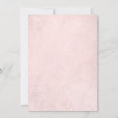 Sweet Sixteen Elegant Floral Blush Pink Foto Kaart (Achterkant)