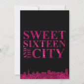 Sweet Sixteen en het City-programma FAN Favor Kaart (Achterkant)