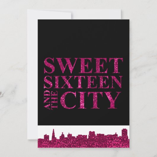 Sweet Sixteen en het City-programma FAN Favor Kaart (Achterkant)