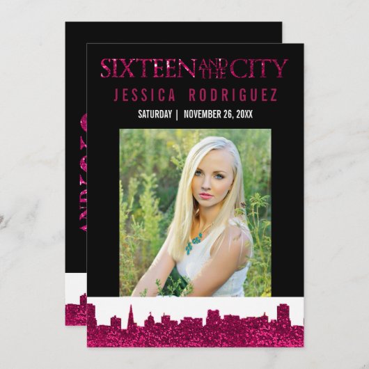 Sweet Sixteen en het City-programma FAN Favor Kaart (Voorkant / Achterkant)