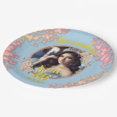 Sweet Sixteen Fairytale Princess Foto Papieren Bordje (Gekanteld)