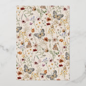 Sweet Sixteen Folie Invitation Folie Uitnodiging (Achterkant)