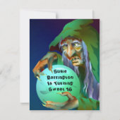 SWEET SIXTEEN ~ FORTUNE-TELLING ARTIJ INVITATION KAART (Voorkant)