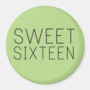Sweet Sixteen Gift/Favor Magnet