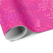 Sweet Sixteen Gift Wrapping Paper Rolls - Giftwrap Cadeaupapier (Rol Hoek)